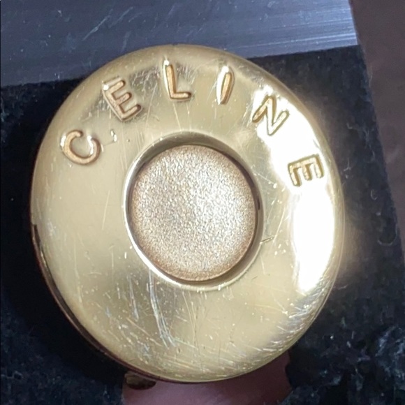 🖤CELINE💕925💕RARE VINTAGE CLIP ON EARRINGS - Picture 4 of 12